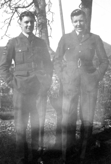 Photo of Sid and his brother, Andrew at Belhaven